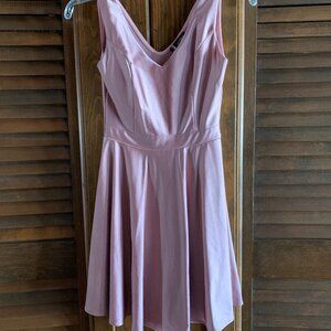 Pink short cocktail dress by La Scala, Sz: S